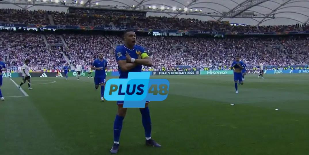 مبابي يمنح فرنسا التقدم على ألمانيا في الشوط الأول لتحديد المتوج ببرونزية دوري الأمم الأوروبية