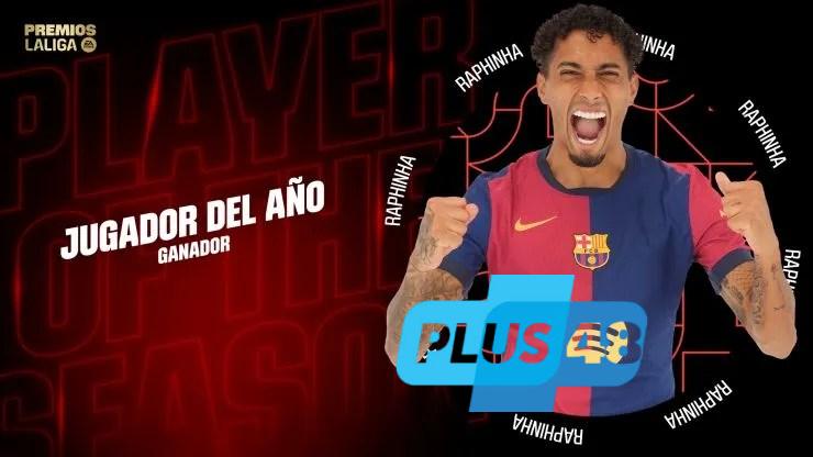 رافينيا يتوّج بجائزة لاعب الموسم في الليجا بعد موسم أسطوري مع برشلونة