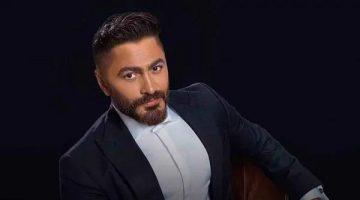متشكر أوي يا أبو قلب طاهر.. تامر حسني يشكر أحد متابعيه بعد دعائه لابنه بالشفاء