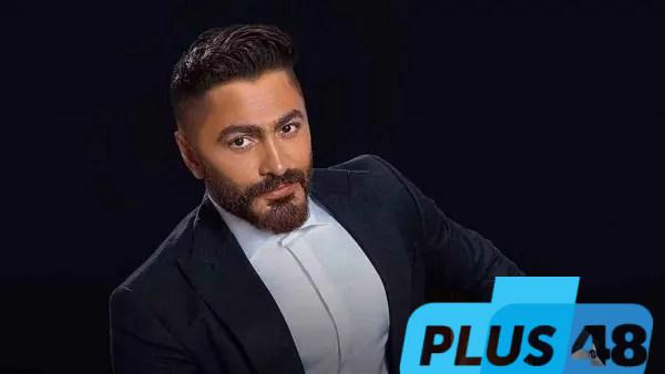 متشكر أوي يا أبو قلب طاهر.. تامر حسني يشكر أحد متابعيه بعد دعائه لابنه بالشفاء