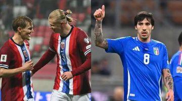موعد مباراة النرويج ضد إيطاليا في تصفيات أوروبا المؤهلة لكأس العالم