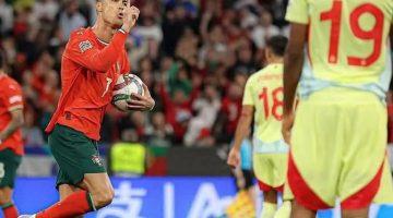 البرتغال تتوج بلقب دوري الأمم الأوروبية للمرة الثانية في تاريخها بعد الفوز على إسبانيا بركلات الترجيح