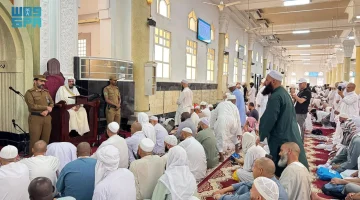 في ثاني أيام التشريق .. “الشؤون الإسلامية” تنظِّم محاضرتين توعويتين في مسجد الخيف بـ #مشعر_منى