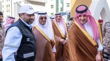 الأمير عبدالعزيز بن سعود يتفقد عددًا من المشروعات التطويرية في المشاعر المقدسة