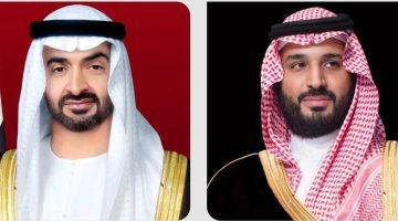 سمو ولي العهد يتلقى اتصالًا هاتفيًا من رئيس دولة الإمارات هنأه فيه بعيد الأضحى